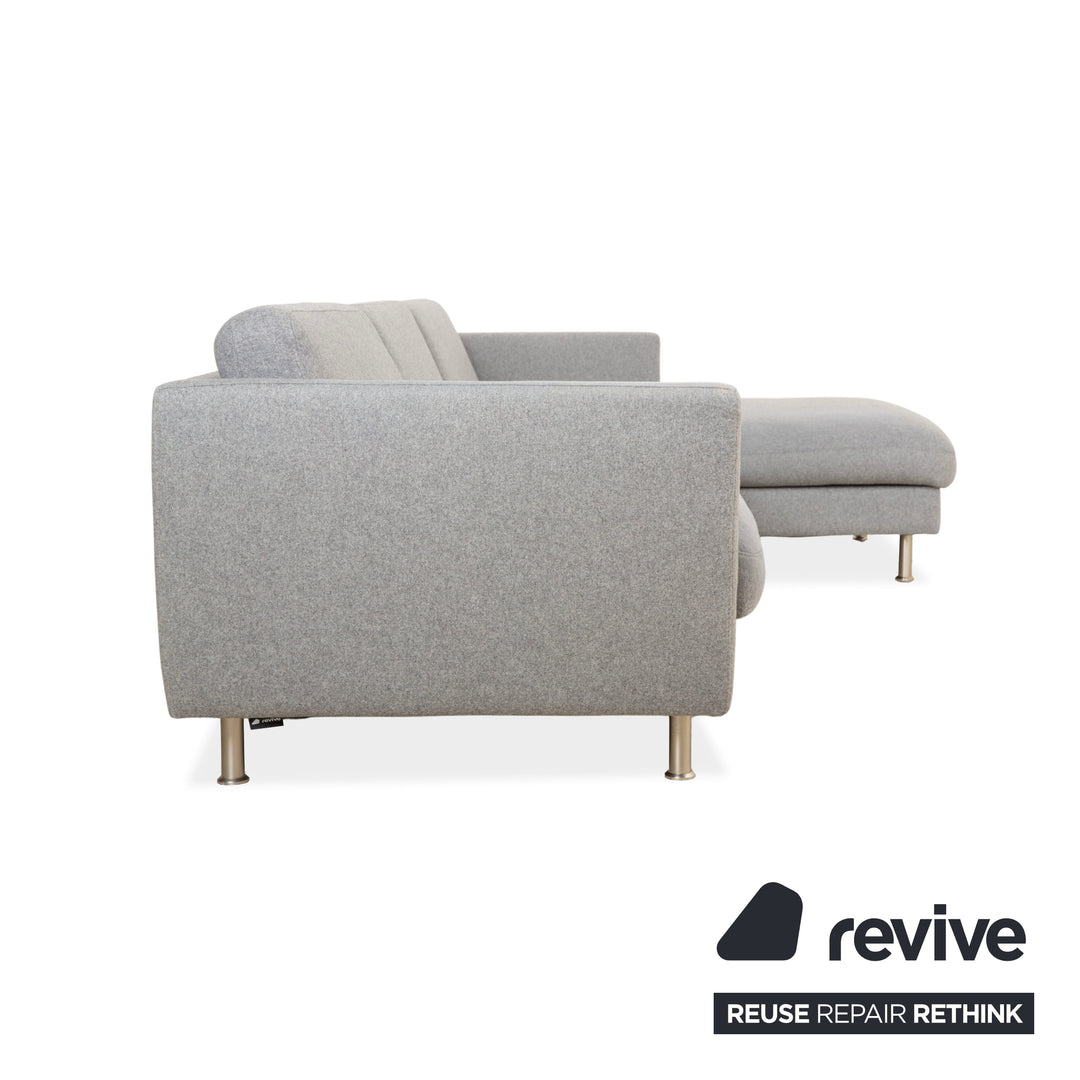 BoConcept Stoff Ecksofa Grau Sofa Couch