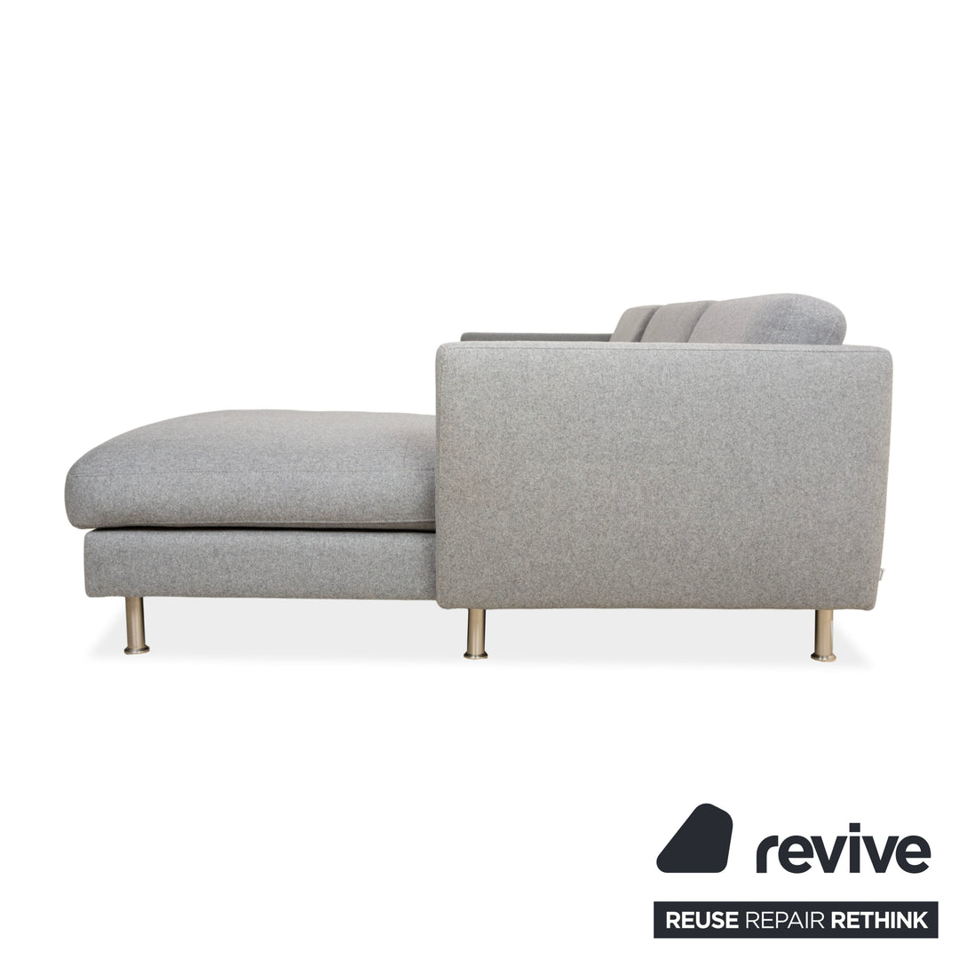 BoConcept Stoff Ecksofa Grau Sofa Couch