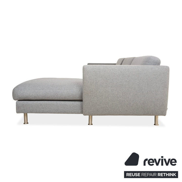 BoConcept Stoff Ecksofa Grau Sofa Couch