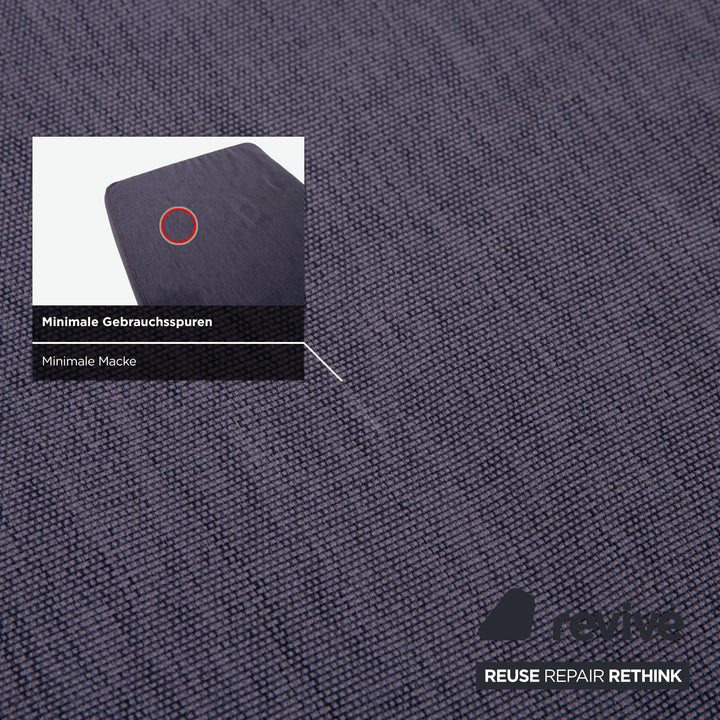 Pouf-lit BoConcept Xtra en tissu gris, 2 places, à commande manuelle