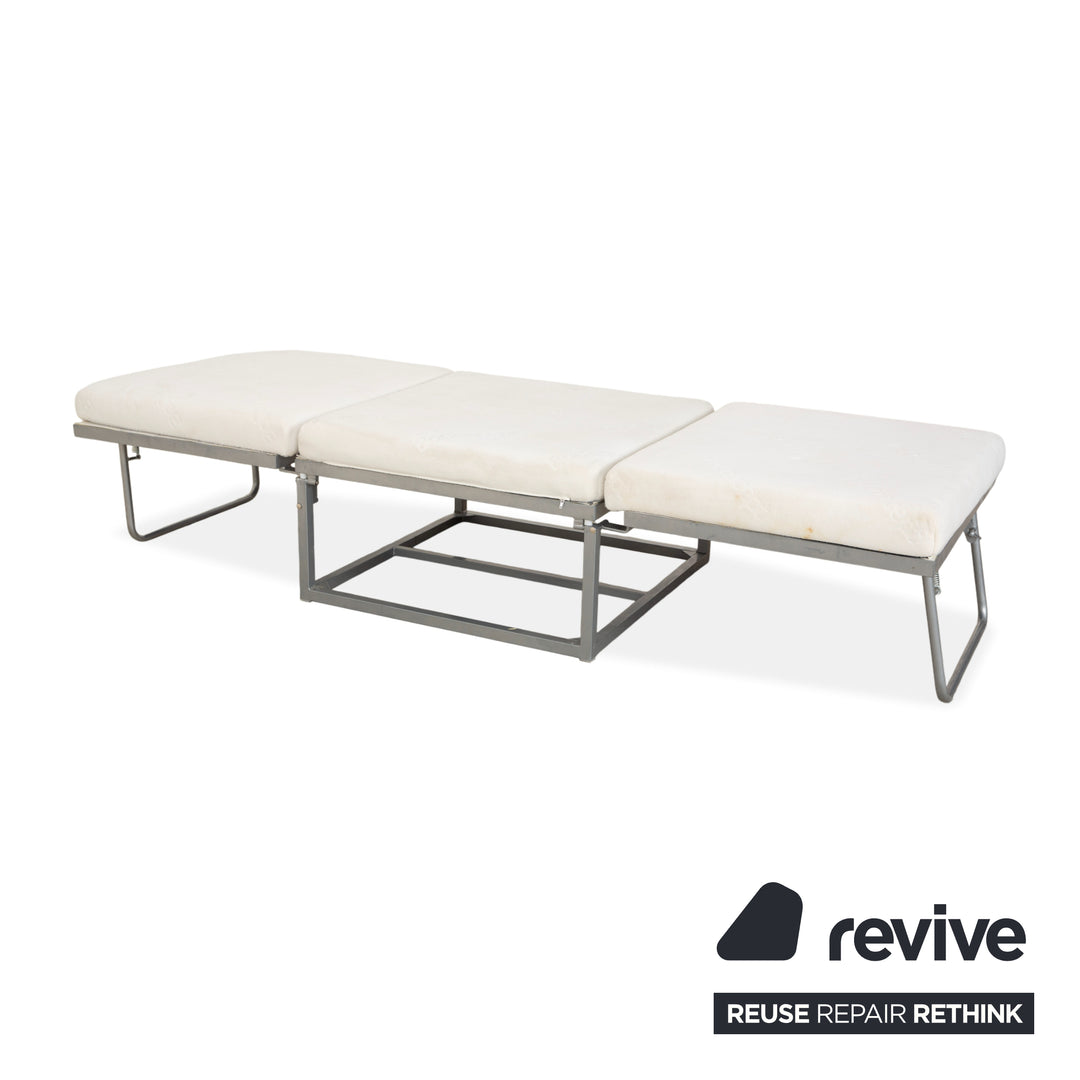 BoConcept Xtra Fabric 2x Sleeper Ottoman Grey Manual Function