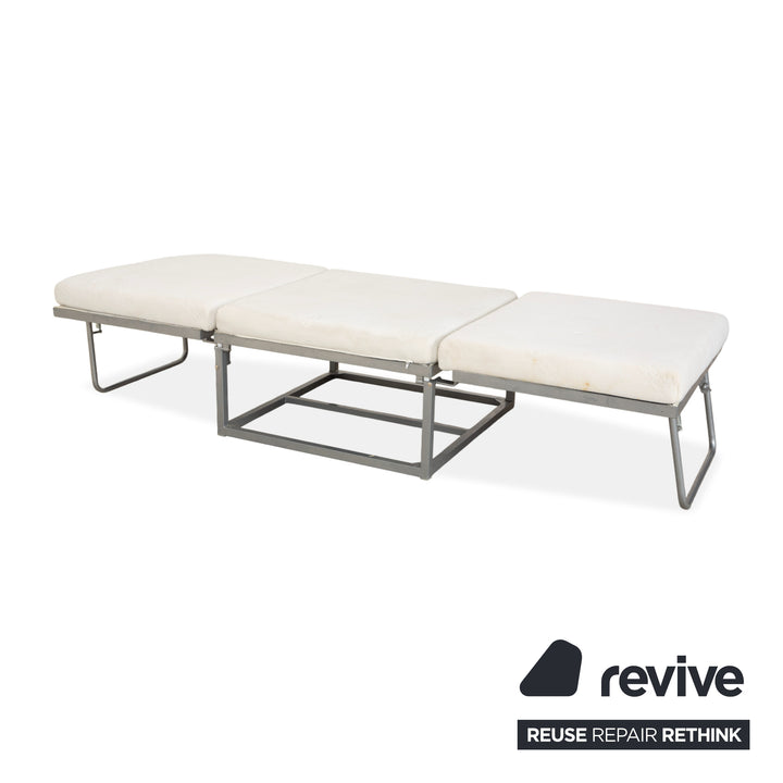 BoConcept Xtra Fabric 2x Sleeper Ottoman Grey Manual Function