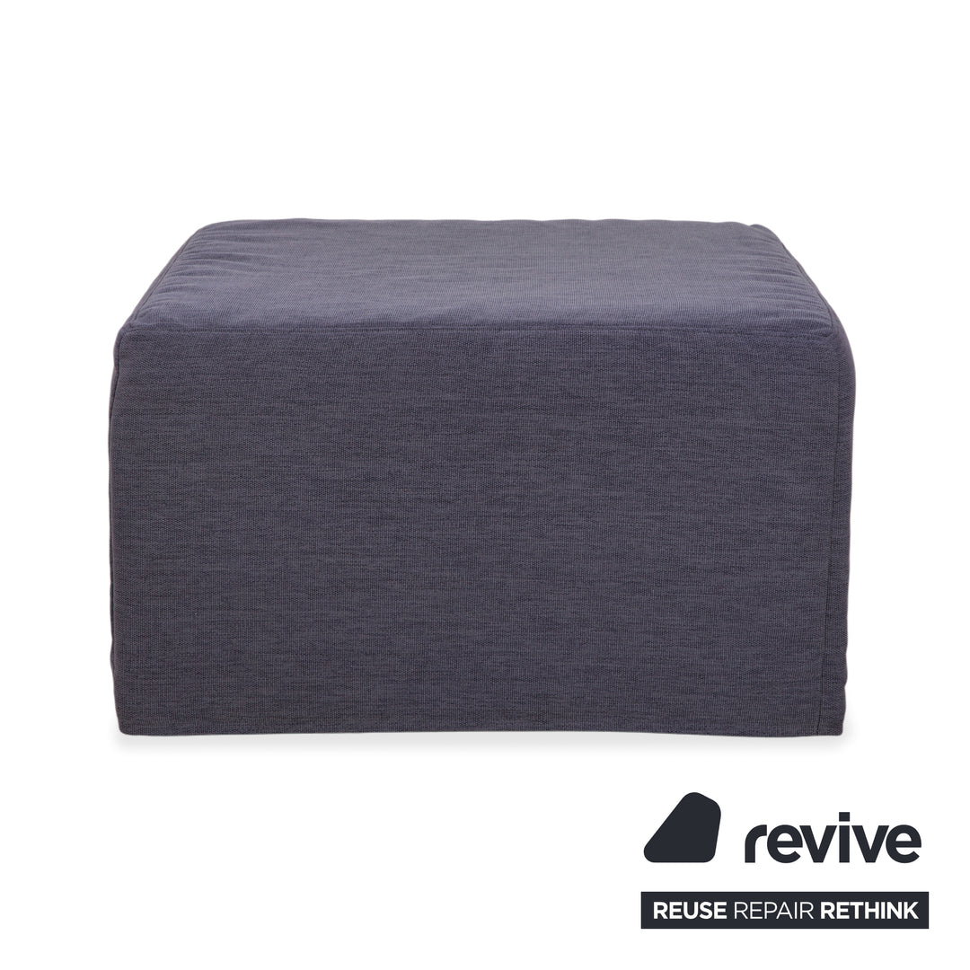 Pouf-lit BoConcept Xtra en tissu gris, 2 places, à commande manuelle