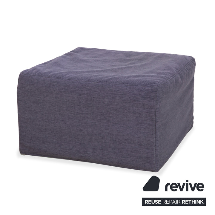 Pouf-lit BoConcept Xtra en tissu gris, 2 places, à commande manuelle