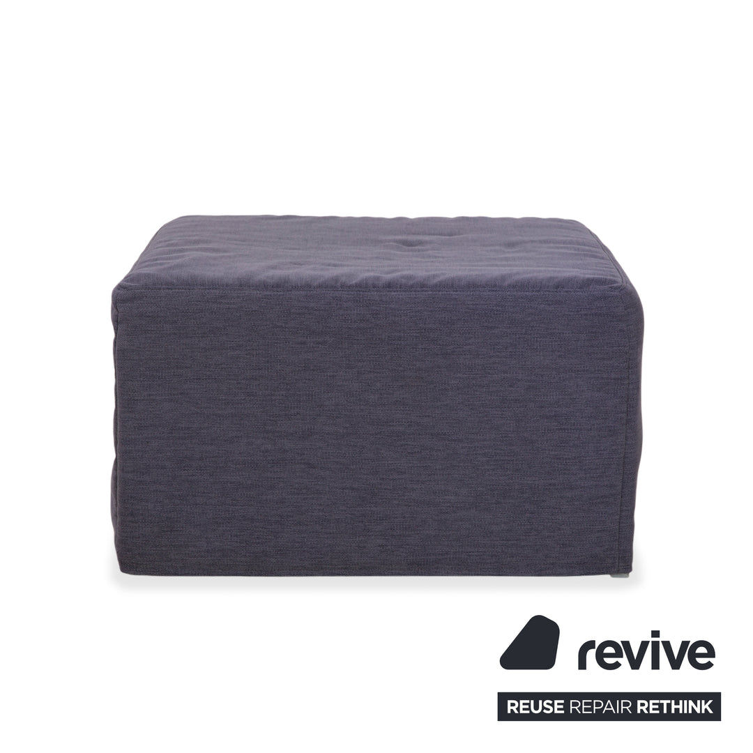 Pouf-lit BoConcept Xtra en tissu gris, 2 places, à commande manuelle