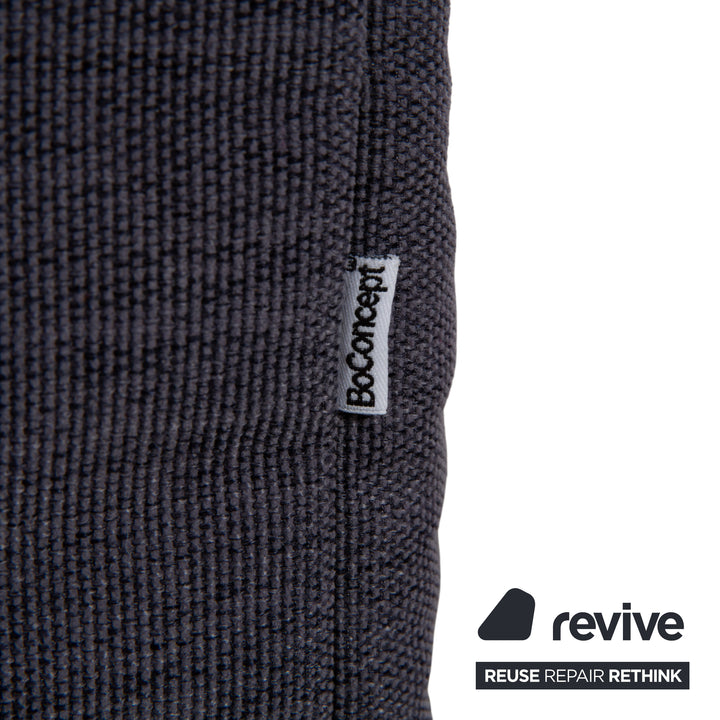 Pouf-lit BoConcept Xtra en tissu gris, 2 places, à commande manuelle