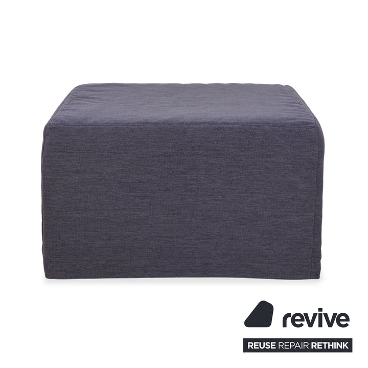 BoConcept Xtra Fabric 2x Sleeper Ottoman Grey Manual Function