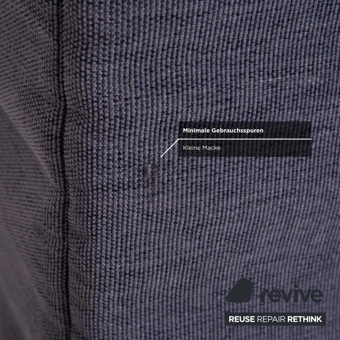 Pouf-lit BoConcept Xtra en tissu gris, 2 places, à commande manuelle