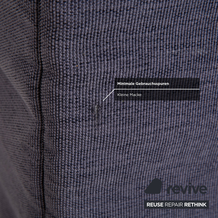 BoConcept Xtra Fabric 2x Sleeper Ottoman Grey Manual Function