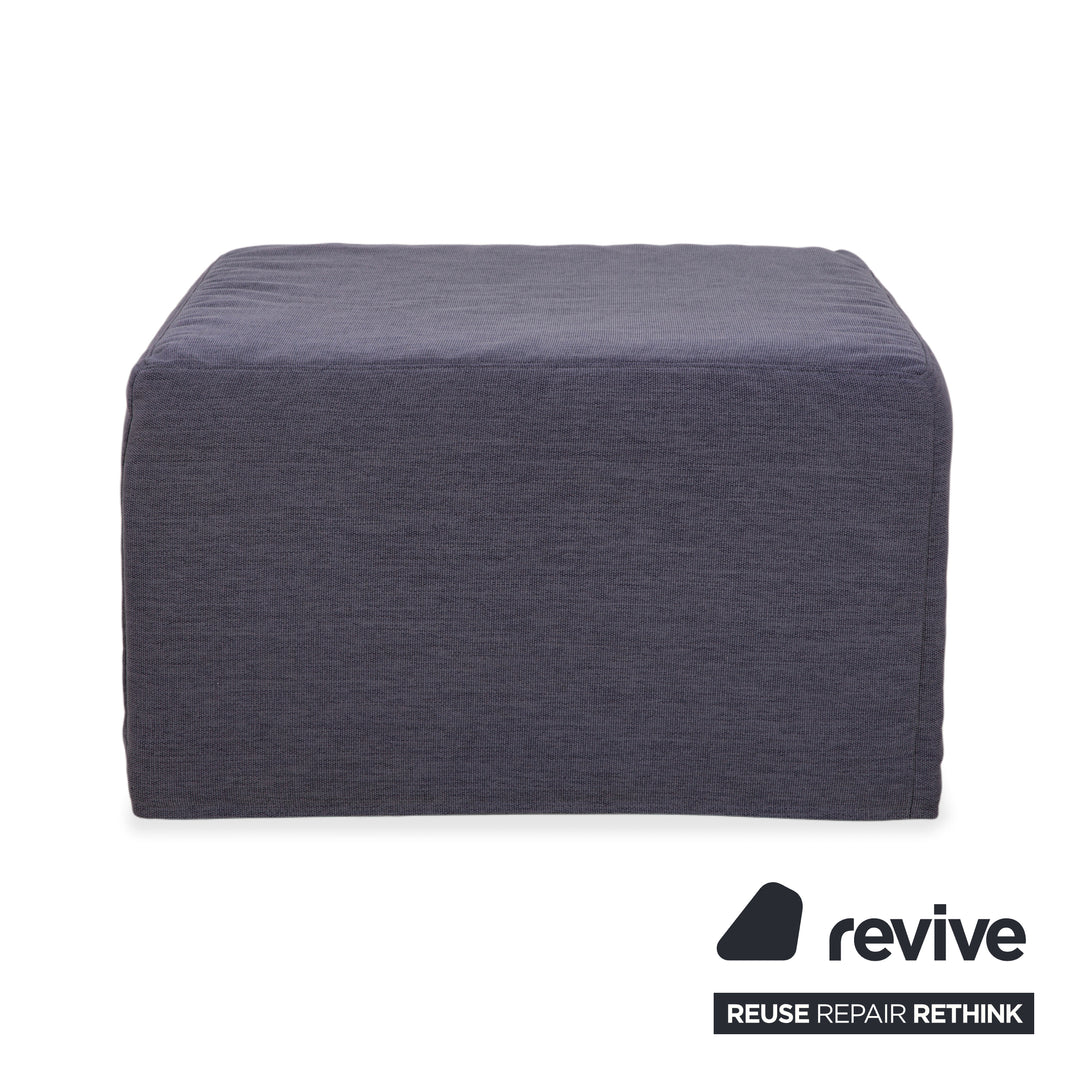Pouf-lit en tissu BoConcept xtra gris à fonction manuelle