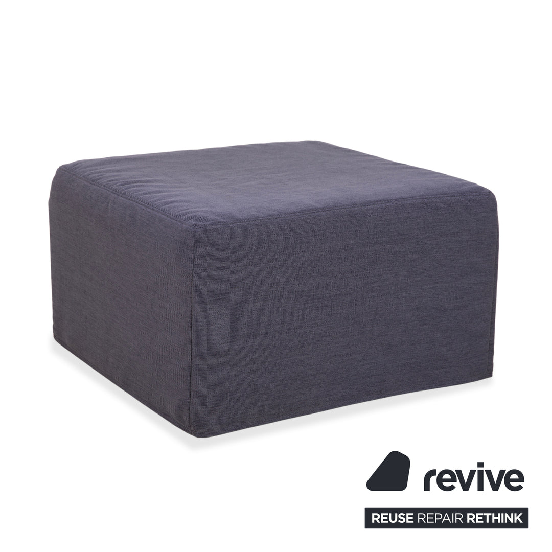 Pouf-lit en tissu BoConcept xtra gris à fonction manuelle