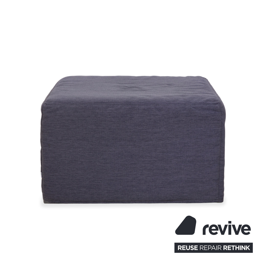 Pouf-lit en tissu BoConcept xtra gris à fonction manuelle