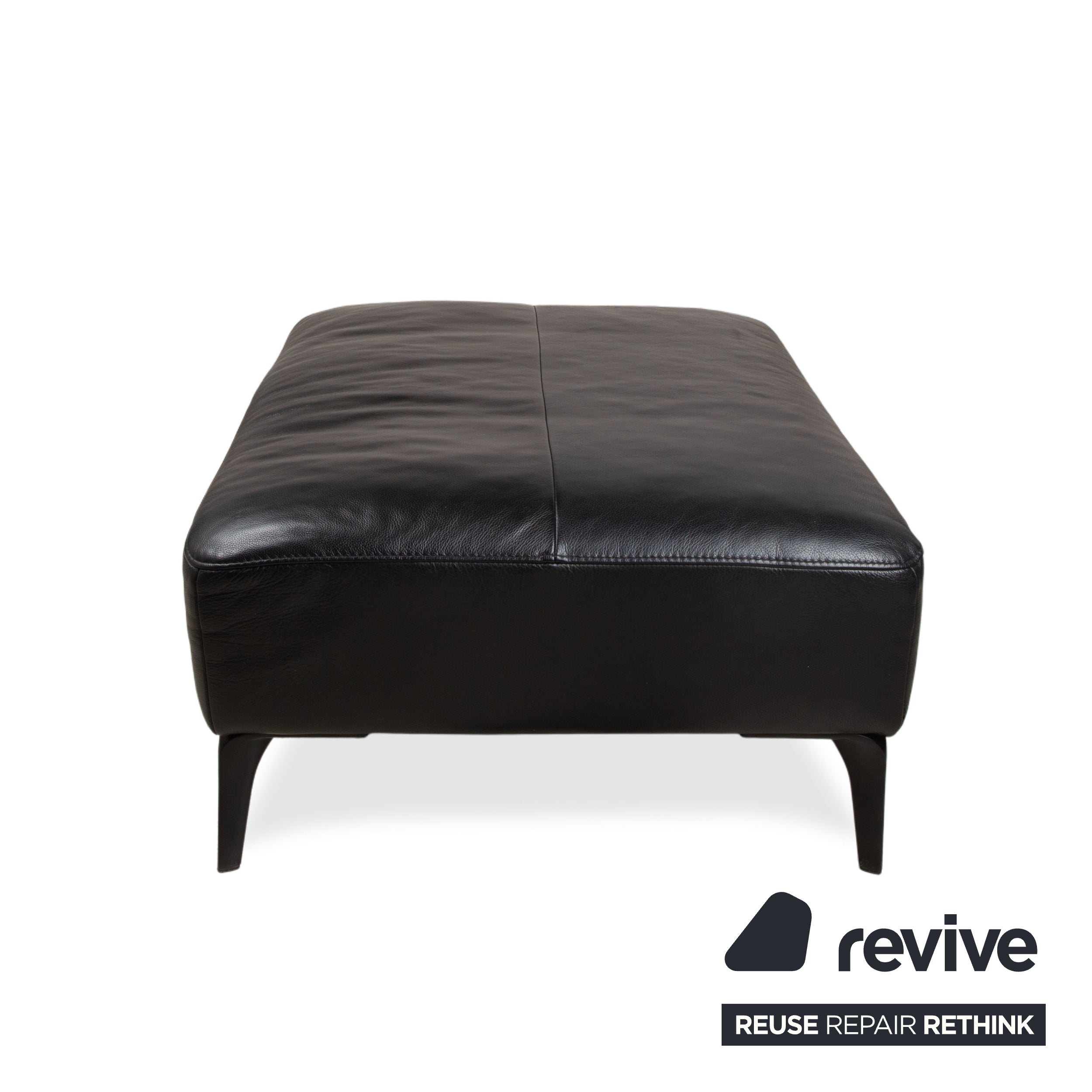 BoConcept Zürich Leder Hocker Schwarz