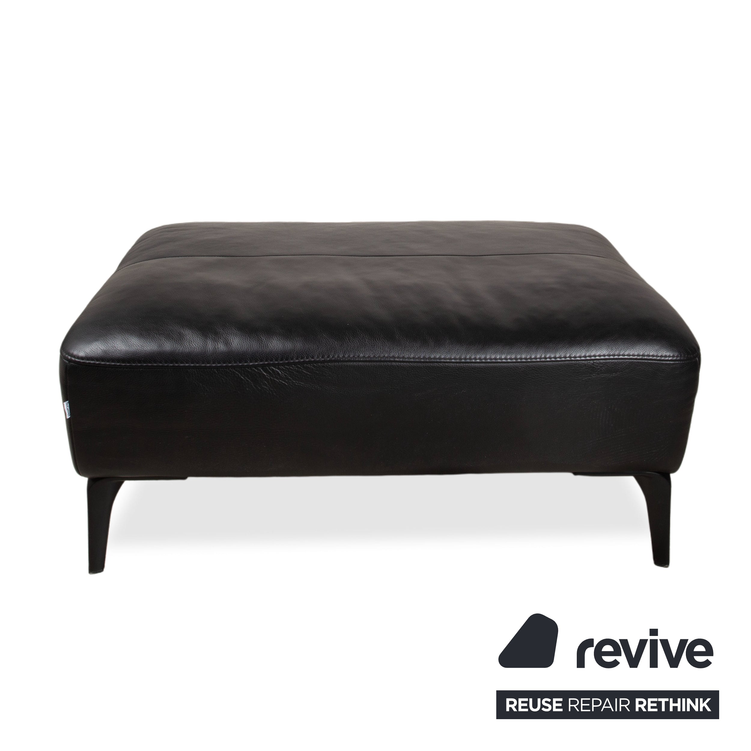 BoConcept Zürich Leder Hocker Schwarz