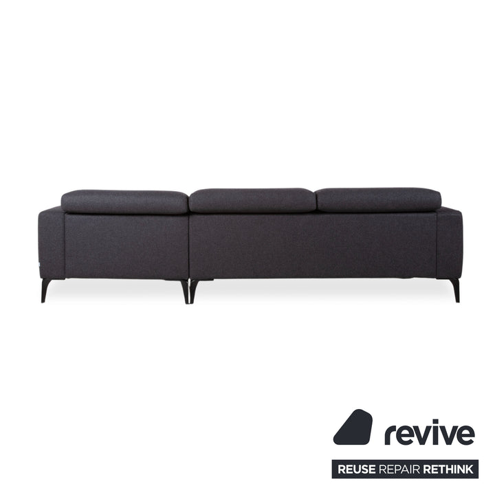BoConcept Zürich Stoff Ecksofa Grau Anthrazit Sofa Couch manuelle Funktion