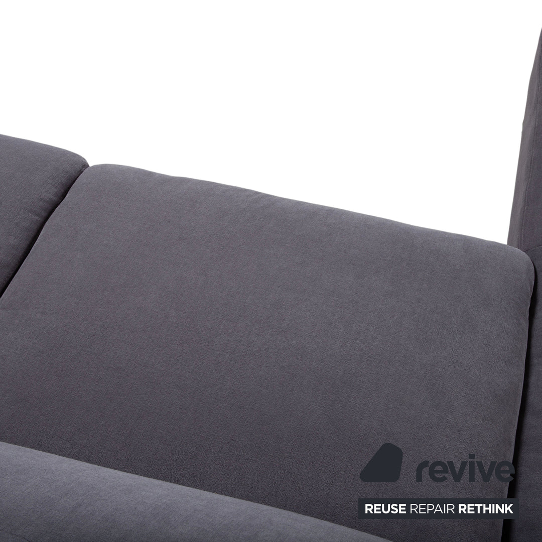 BoConcept Zürich Stoff Ecksofa Grau Sofa Couch