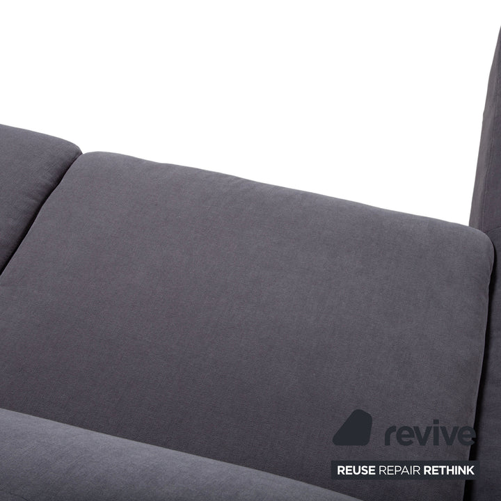 BoConcept Zürich Stoff Ecksofa Grau Sofa Couch