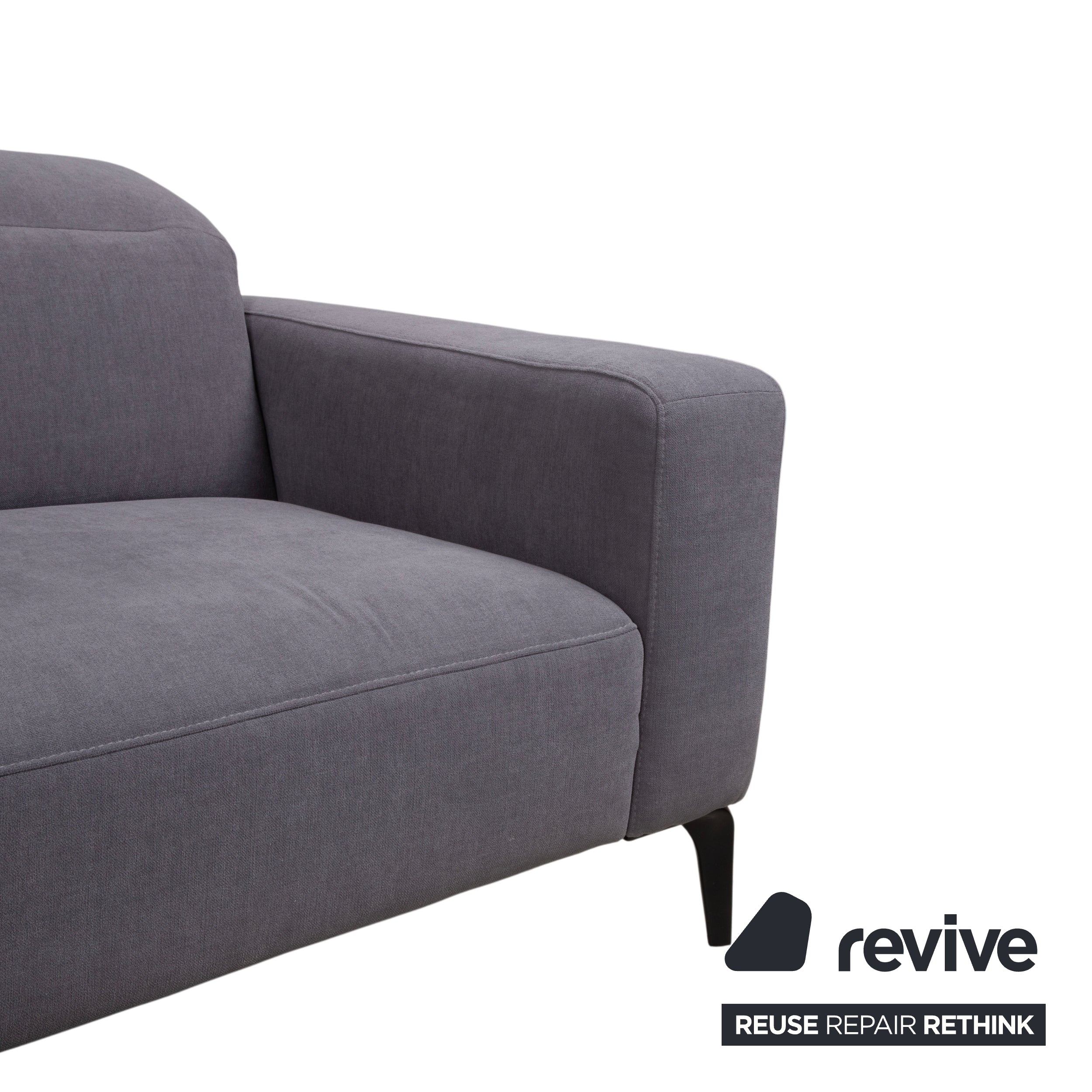 BoConcept Zürich Stoff Ecksofa Grau Sofa Couch