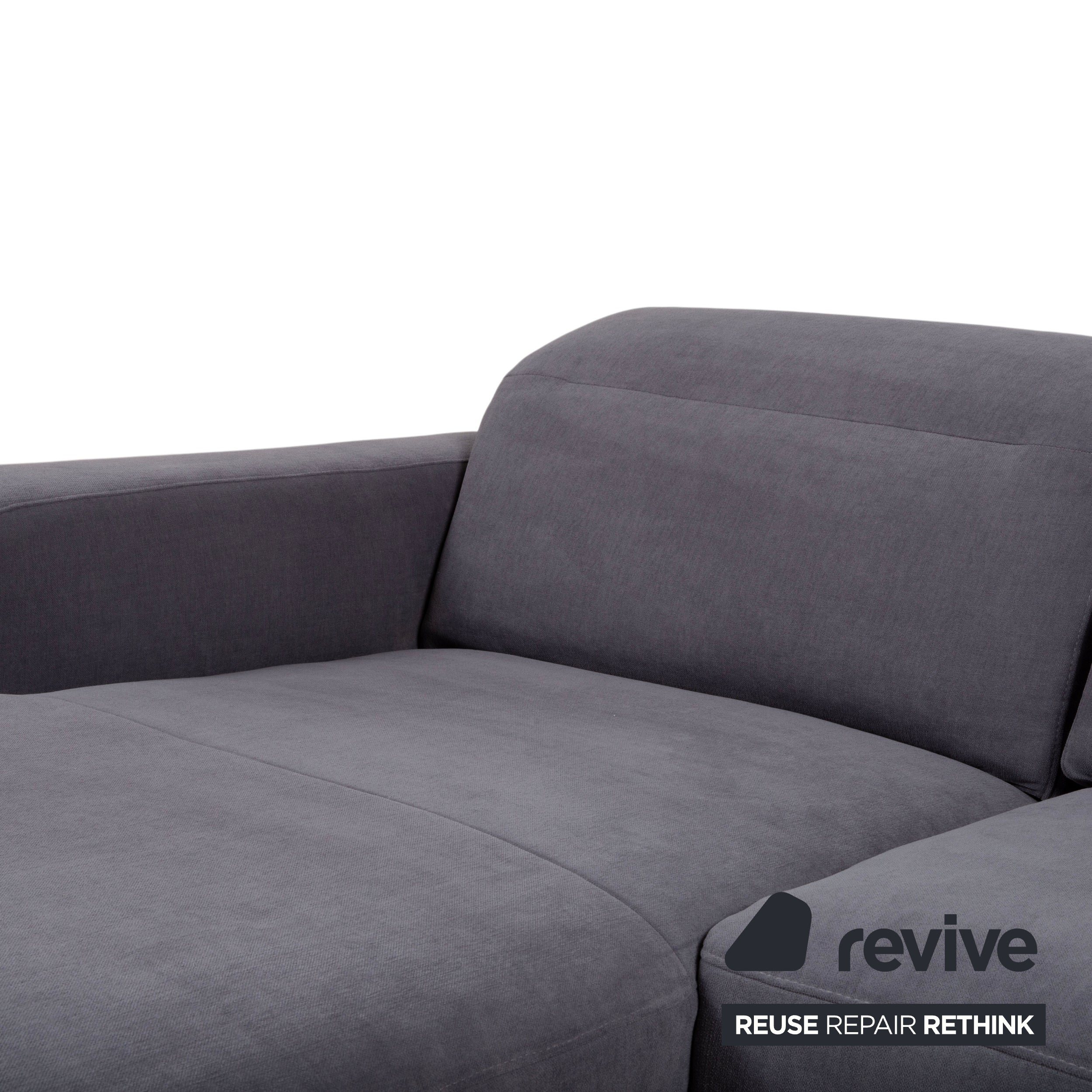 BoConcept Zürich Stoff Ecksofa Grau Sofa Couch
