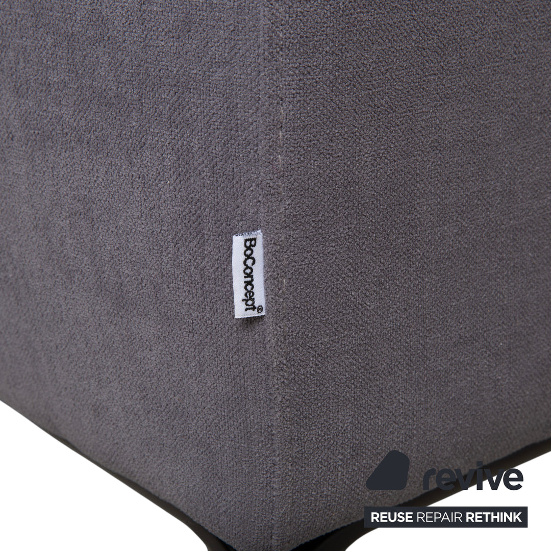 BoConcept Zürich Stoff Ecksofa Grau Sofa Couch