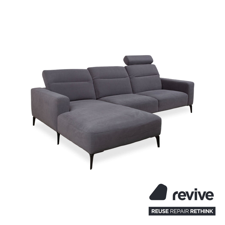 BoConcept Zürich Stoff Ecksofa Grau Sofa Couch
