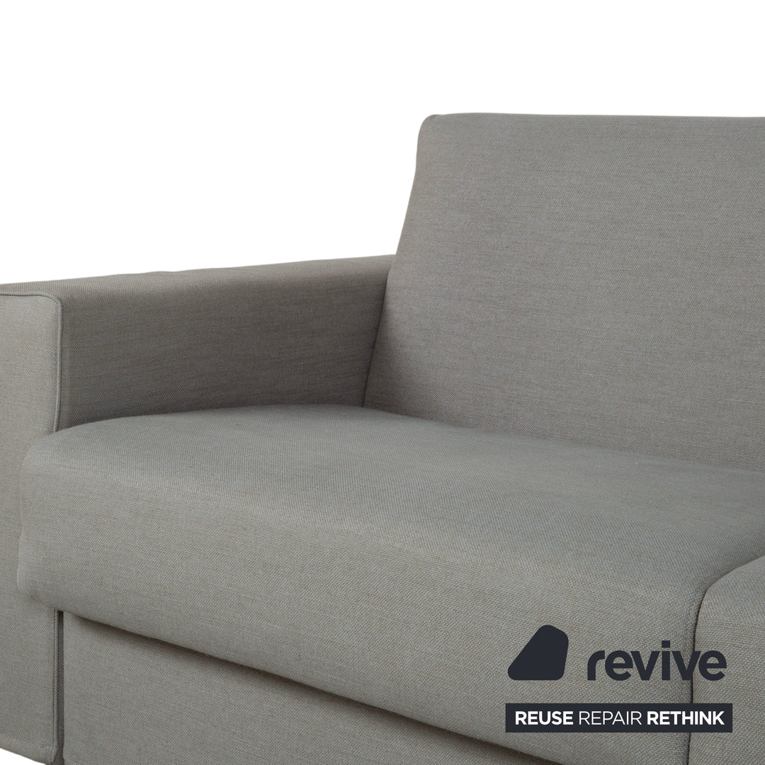 Bodema Joao Two-Seater Fabric Grey by Danilo Bonfanti Manual Function Sofa Bed