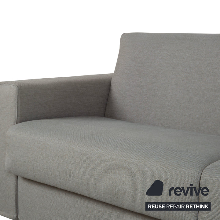 Bodema Joao Two-Seater Fabric Grey by Danilo Bonfanti Manual Function Sofa Bed