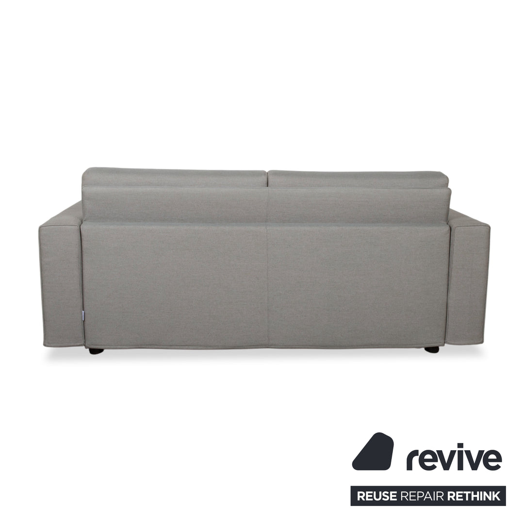 Bodema Joao Two-Seater Fabric Grey by Danilo Bonfanti Manual Function Sofa Bed