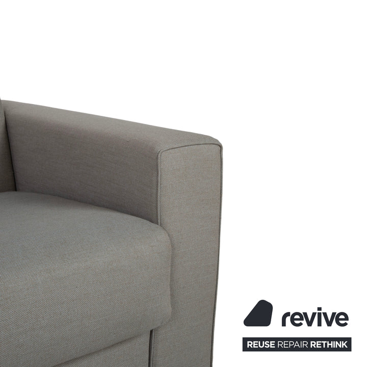 Bodema Joao Two-Seater Fabric Grey by Danilo Bonfanti Manual Function Sofa Bed
