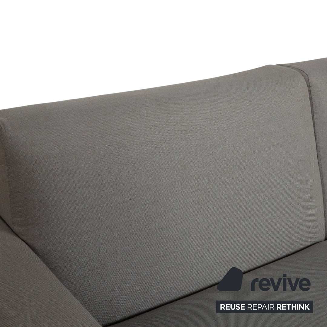 Bodema Joao Two-Seater Fabric Grey by Danilo Bonfanti Manual Function Sofa Bed