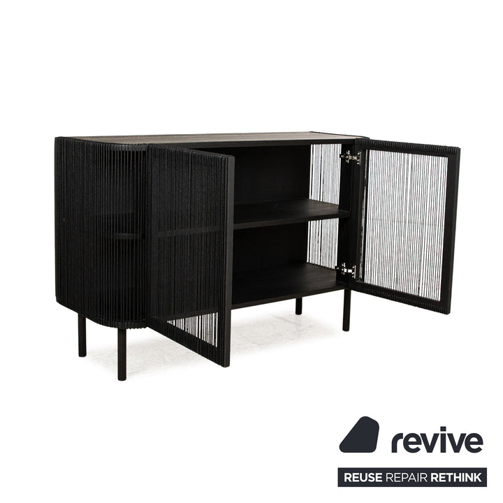 Buffet en bois massif Bolia noir