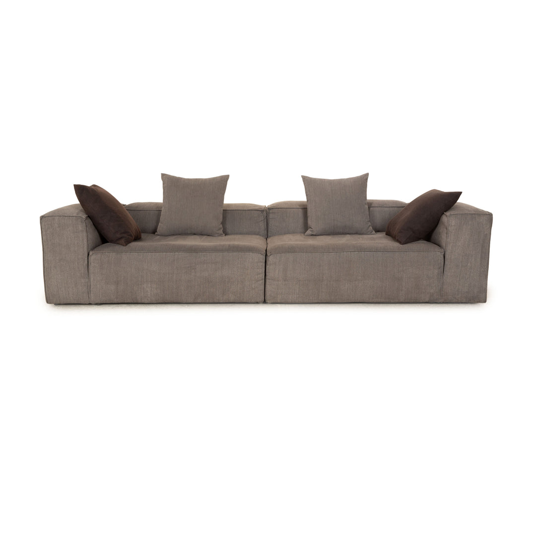 Bolia Cosima Fabric Four Seater Gray Sofa Couch