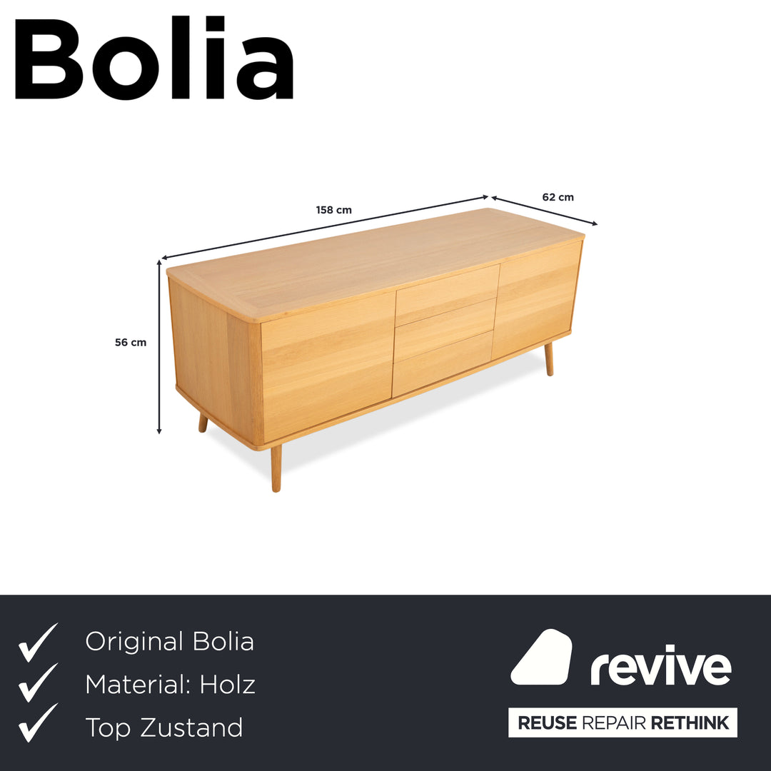 Bolia Holz Sideboard Braun