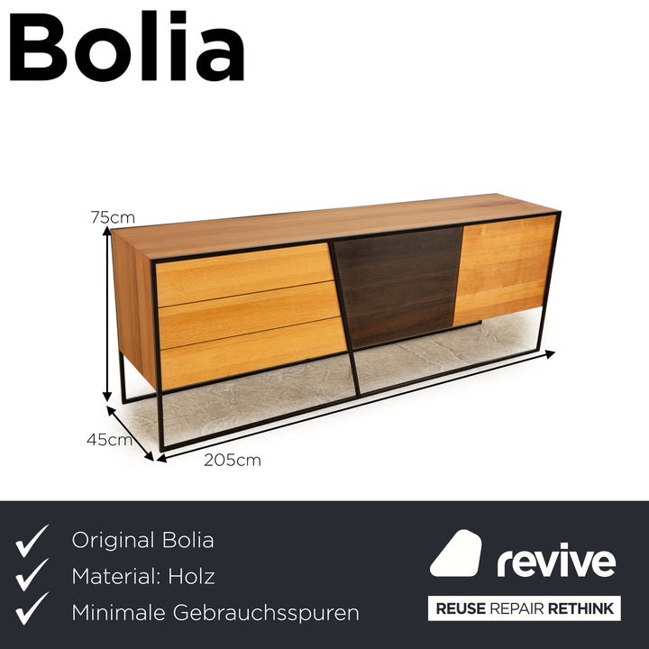 Bolia Holz Sideboard Braun