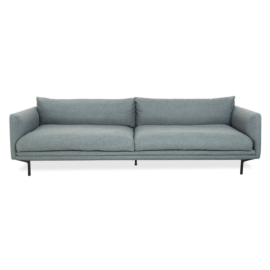 Bolia Lomi Stoff Viersitzer Grau Blau Grün Sofa Couch
