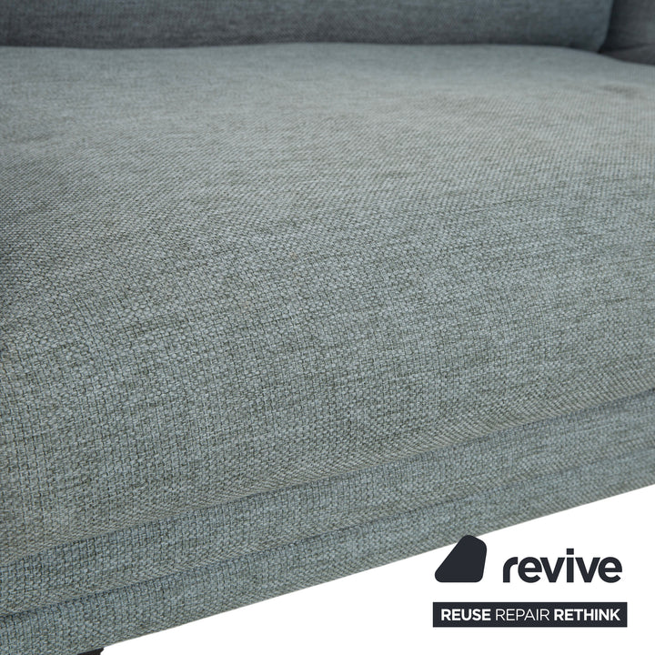 Canapé quatre places Bolia Lomi en tissu gris-bleu-vert