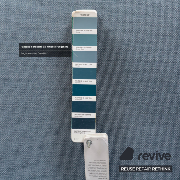 Bolia Madison Fabric Three-Seater Blue Sofa Couch