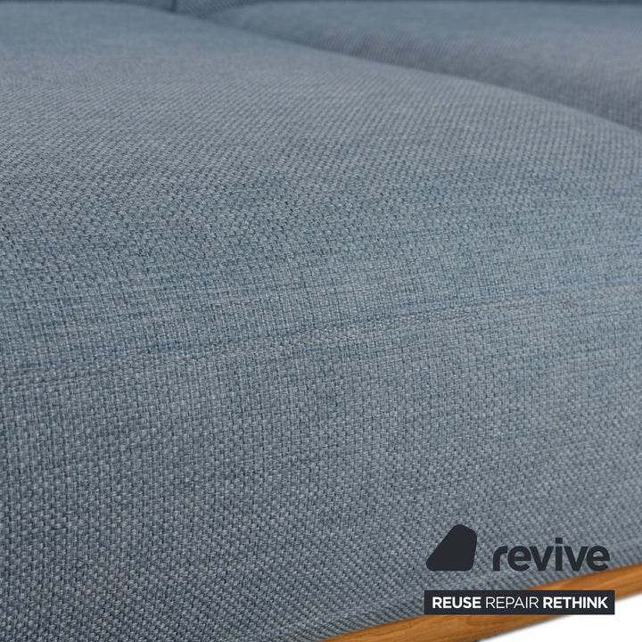 Bolia Madison Fabric Three-Seater Blue Sofa Couch