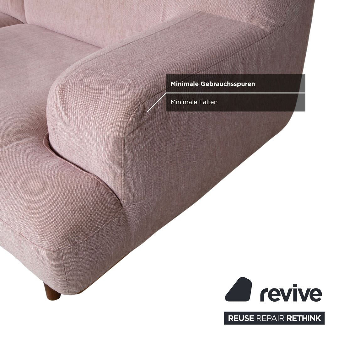 Bolia Madison Fabric Two-Seater Pink Sofa Couch