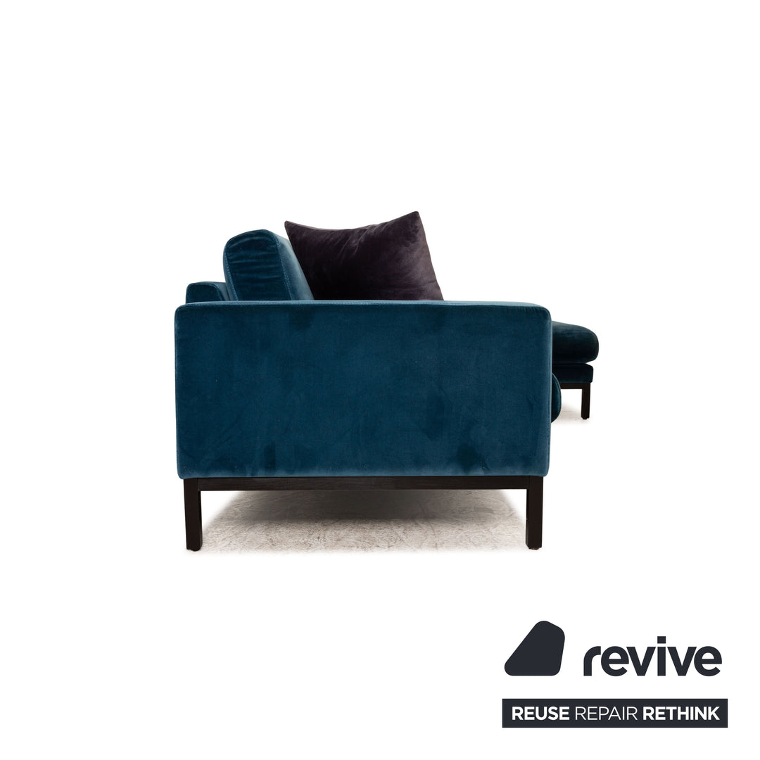 Bolia North Fabric Corner Sofa Blue Recamiere Right Sofa Couch