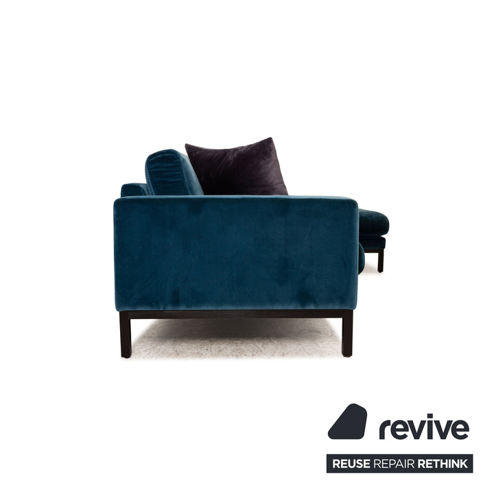 Bolia North Fabric Corner Sofa Blue Recamiere Right Sofa Couch