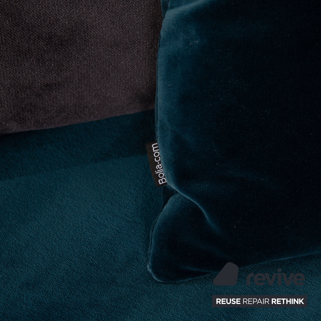 Bolia North Fabric Corner Sofa Blue Recamiere Right Sofa Couch