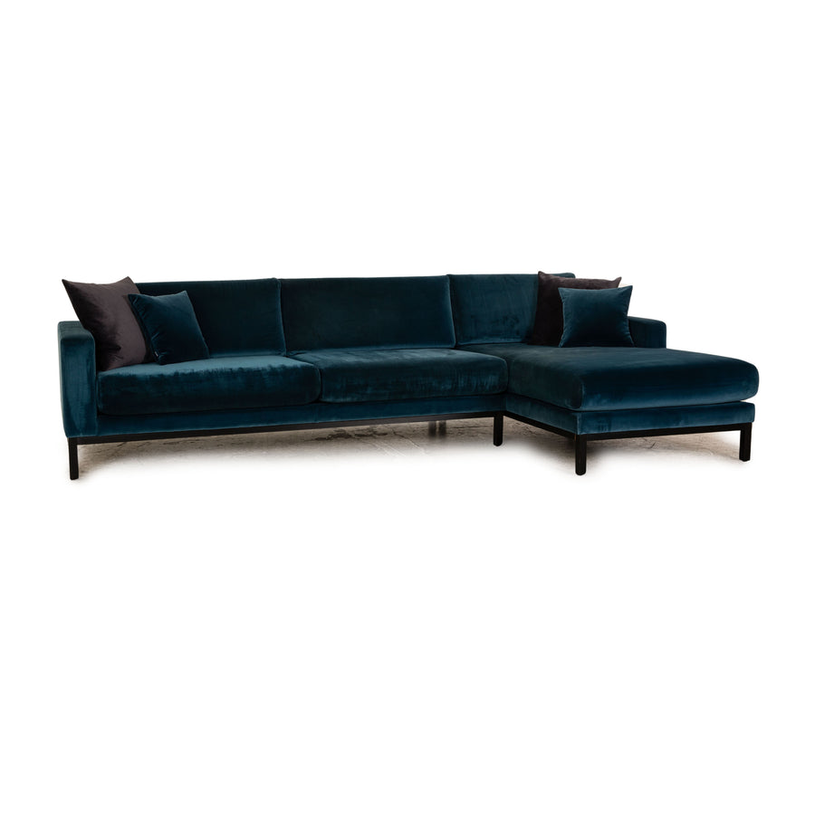 Bolia North Fabric Corner Sofa Blue Recamiere Right Sofa Couch