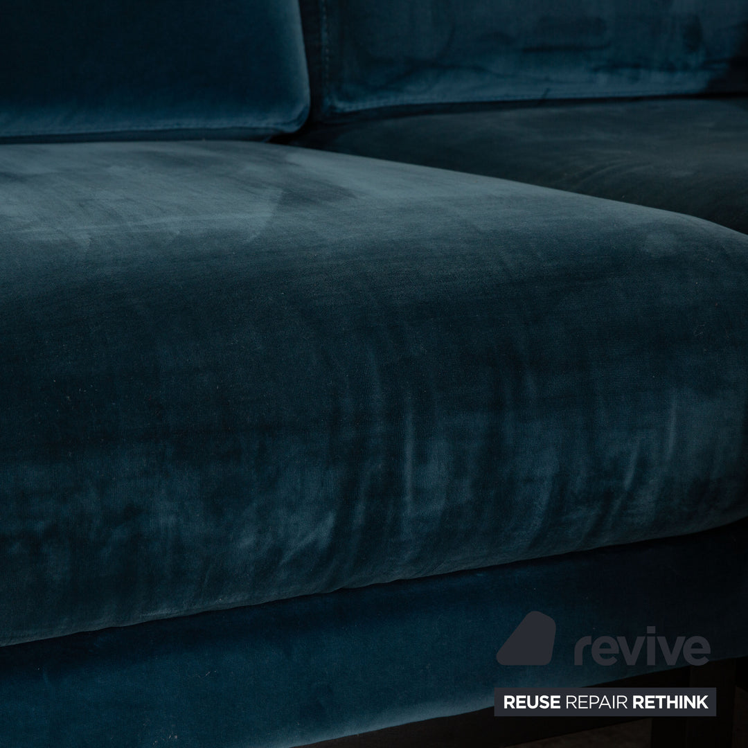 Bolia North Fabric Corner Sofa Blue Recamiere Right Sofa Couch