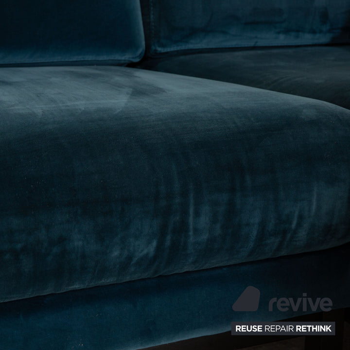 Bolia North Fabric Corner Sofa Blue Recamiere Right Sofa Couch