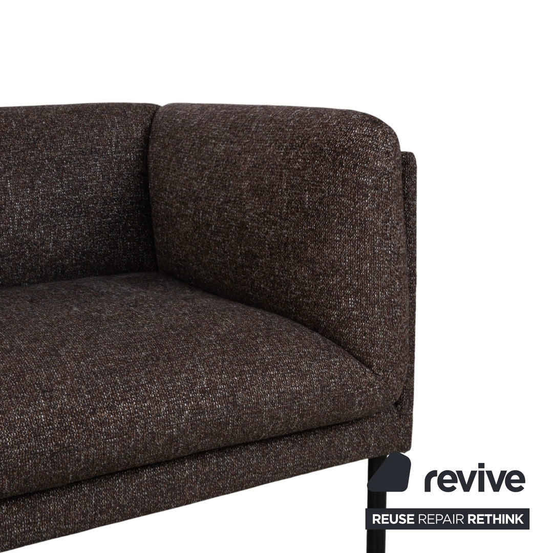 Bolia Paste Stoff Zweisitzer Braun Taupe Sofa Couch