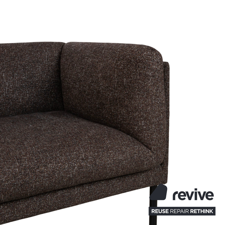 Bolia Paste Stoff Zweisitzer Braun Taupe Sofa Couch