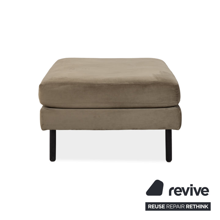 Bolia Scandinavia Dreisitzer Hocker Stoff Sofa Oliv Grün Couch