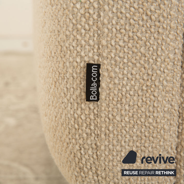 Bolia Scandinavia Remix Stoff Dreisitzer Creme Sofa Couch