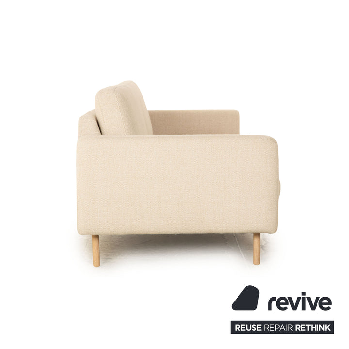 Bolia Scandinavia Remix Stoff Dreisitzer Creme Sofa Couch